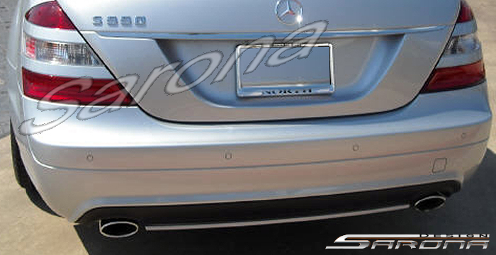 Custom Mercedes S Class  Sedan Rear Bumper (2007 - 2013) - $525.00 (Part #MB-066-RB)